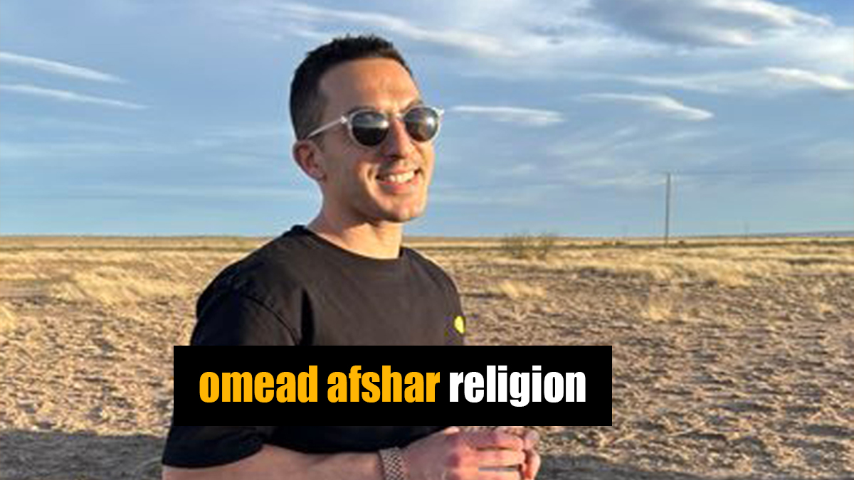 omead afshar religion Image Source By: (X) Twitter